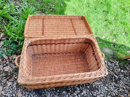 Photo of free Large storage wicker trunk (Earley RG6) #3