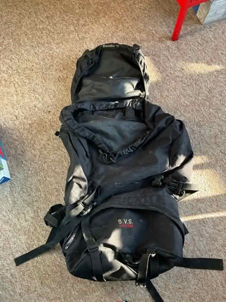 Photo of free Black camping backpack (Surbiton KT5) #4