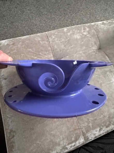 Photo of free Purple knitting bowl (NE5 Cowgate) #2