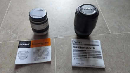 Photo of free Camera lenses: Pentax 35mm and Sigma 100-300mm (Deganwy LL31) #1