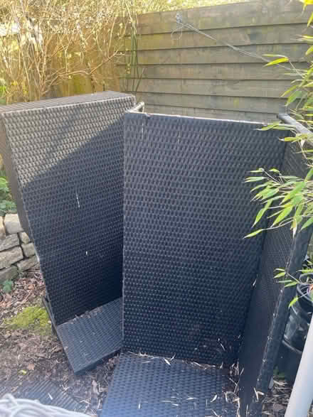 Photo of free L shaped garden benches (Lochfield Paisley) #1