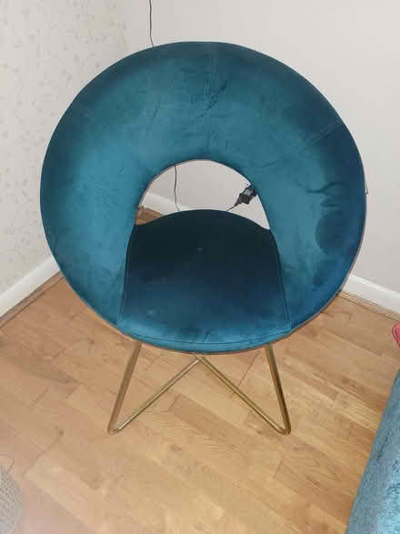 Photo of free Teal blue armchair (South Croydon CR2) #2