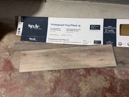 Photo of free Vinyl plank flooring (Laurel, MD) #1