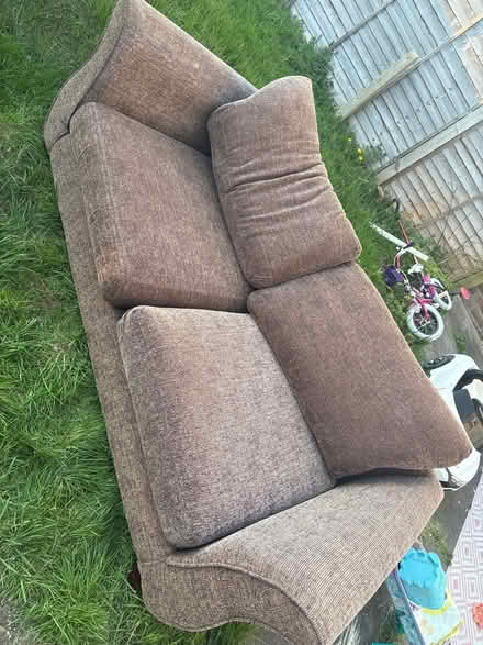 Photo of free 2 seater sofa (Br8) #1