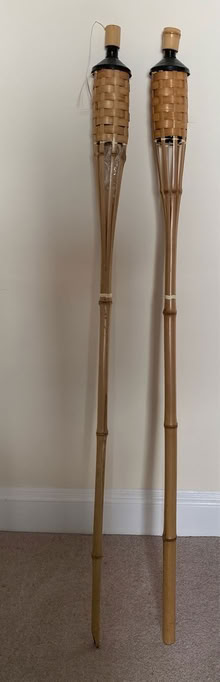 Photo of free 2 Garden Oil Lamps (DE72) #1