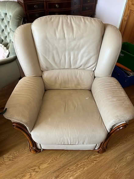 Photo of free Leather arm chair - recliner (Dun Laoghaire) #1