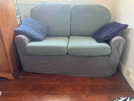 Photo of free 2 seater sofa and AV unit (North Kensington W10) #1