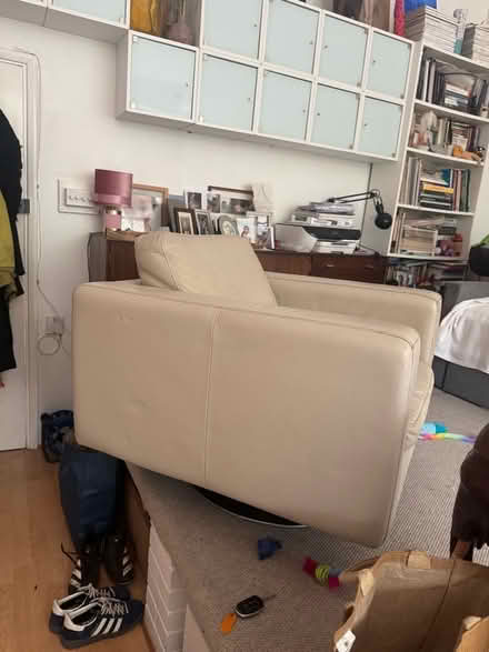 Photo of free Natuzzi square swivel chair (West Norwood SE27) #1