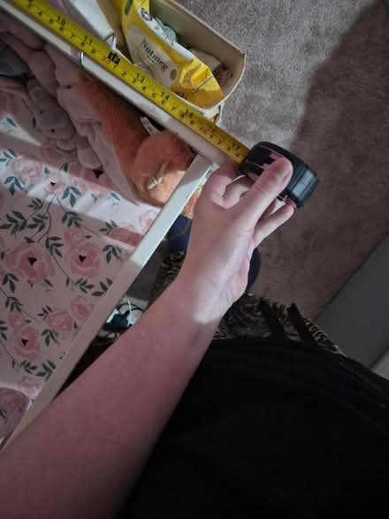 Photo of free Small wooden cot (LE77AD) #4