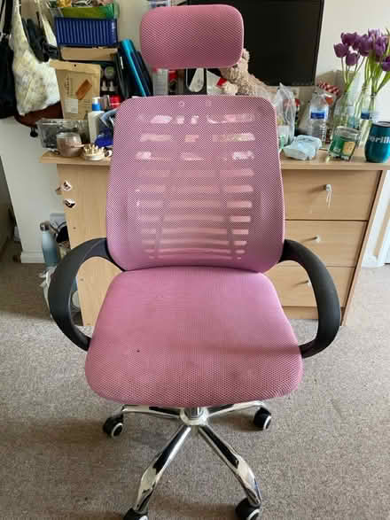 Photo of free Pink office chair (CB3) #1