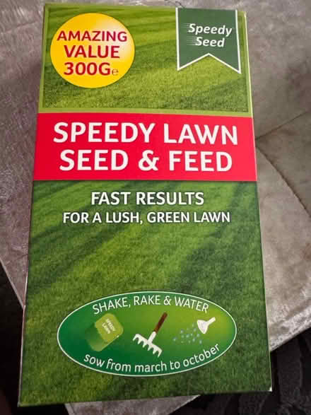 Photo of free New box of grass seed (NE5 Cowgate) #1