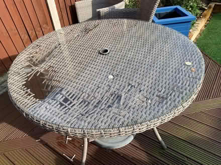 Photo of free Round Rattan Table/4 Chairs.TLC Rqd (WA5) #3