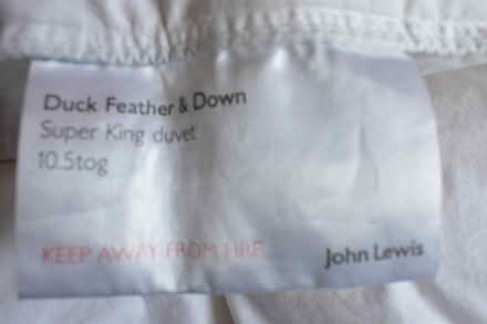 Photo of free Super King Duck Feather Duvet (Crays Hill) #1