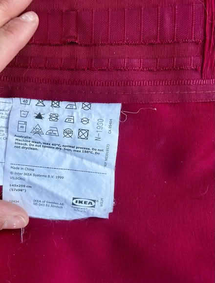 Photo of free Complete set for large red curtain (CT2) #1