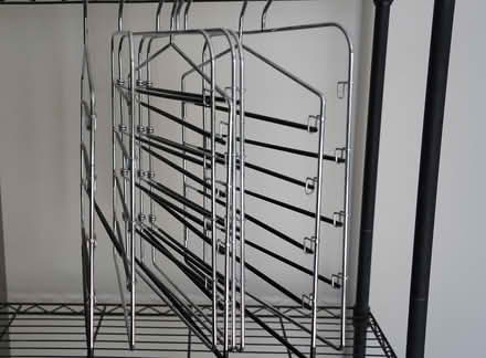 Photo of free 8 pants or scarf hangers (140th and Pilot Knob) #1