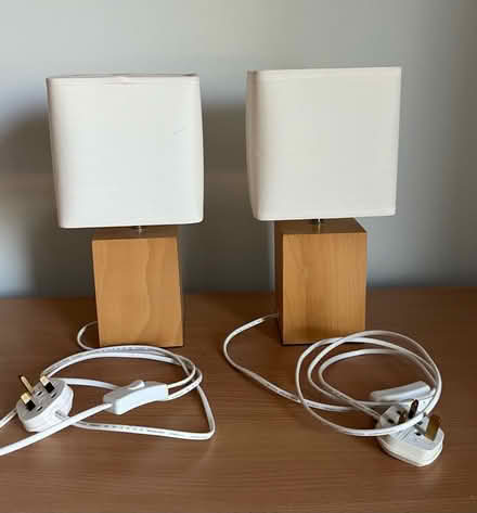 Photo of free Two bedside table lamps (Odd Down) #1