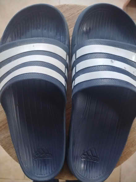 Photo of free Blue Adidas Sliders sz9 (Norwich NR7) #1