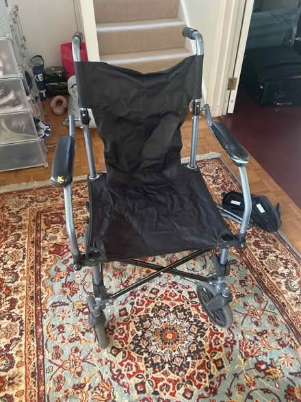 Photo of free Collapsable wheelchair with bag (Ruislip HA4) #1