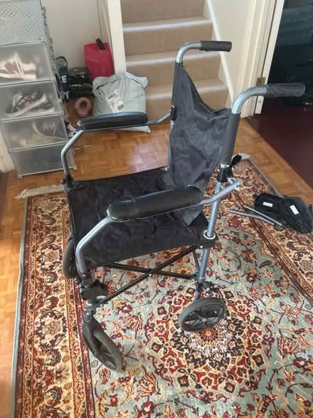 Photo of free Collapsable wheelchair with bag (Ruislip HA4) #2