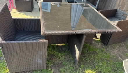 Photo of free Rattan style garden set (Cb23 7) #1