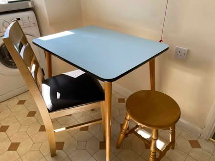 Photo of free Kitchen table and one stool (Pass Courtyard LE65) #1