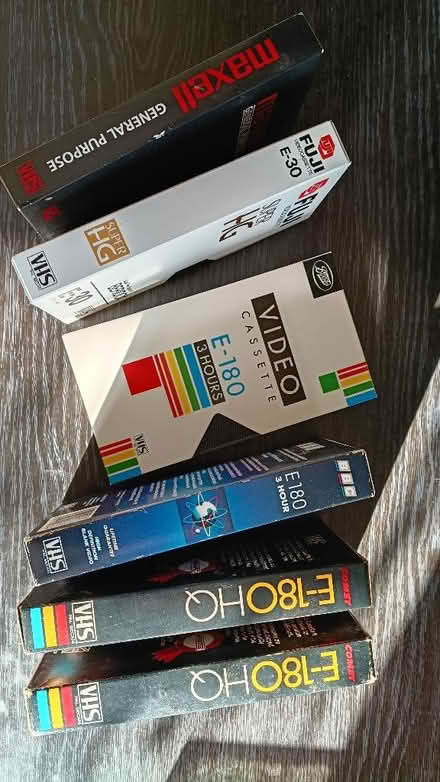 Photo of free Blank VHS videocassettes (Frankley B45) #1