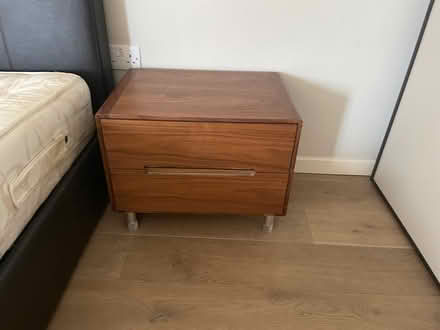 Photo of free 2 wooden side tables (Barnsbury N7) #1