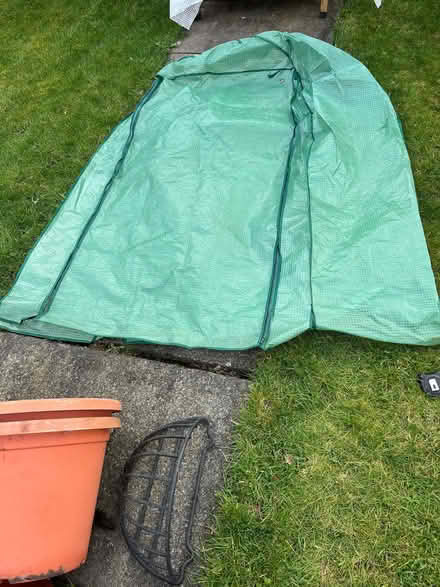 Photo of free Mixed garden pots and plastic greenhouse cover (Platt Bridge WN2) #4