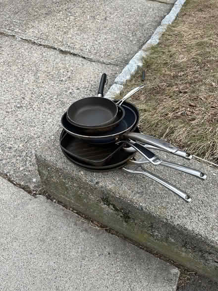 Photo of free Frying pans and griddle (Woodbourne Neighborhood) #1