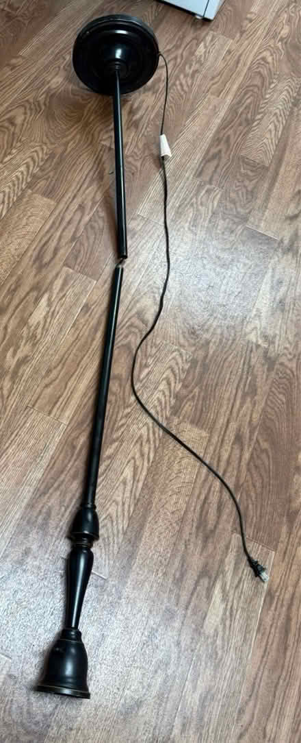 Photo of free Black metal floor lamp (Valencia Avenue, Sunnyvale) #3