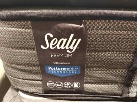 Photo of free Queen size mattress, box and frame (Cypress Point Rd, Lincolnia) #2