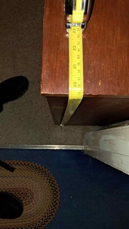 Photo of free Wood and glass bookshelf (GU22 Park Road Woking) #2