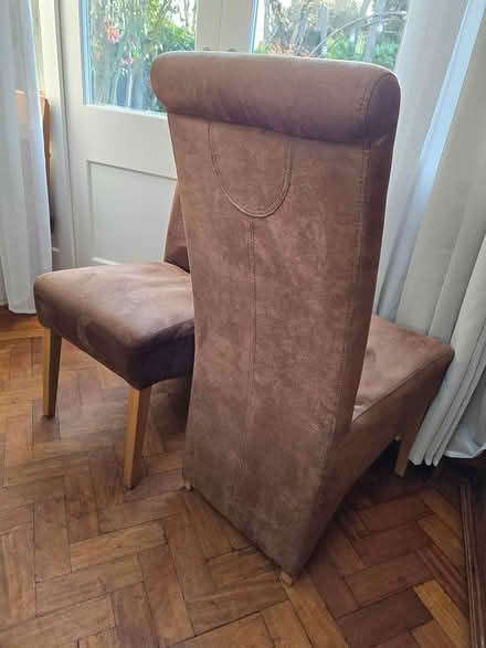 Photo of free Pair of dining room chairs (Aldersbrook) #1