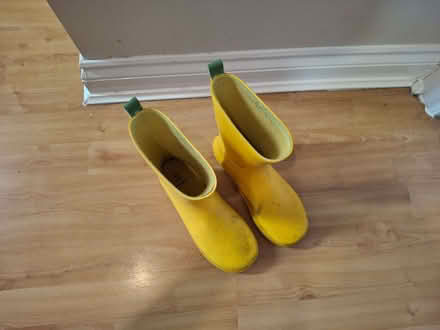 Photo of free Children's yellow size 3 Wellington boots (Surrey Heath GU16) #2