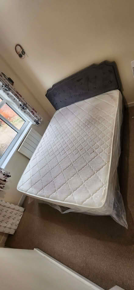 Photo of free king size bed with mattress (Haverhill CB9) #2
