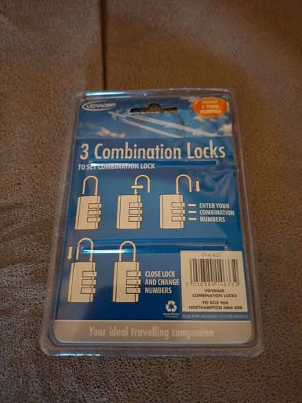 Photo of free Three Travel Combination Locks (Walderslade ME5) #2