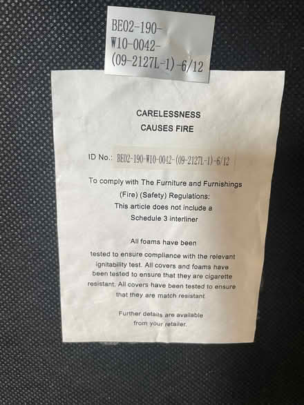 Photo of free Sofa, two-seater. (Barnsbury N7) #2