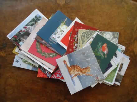 Photo of free Bunch of 43 used greetings card for crafts (Willingdon BN20) #1