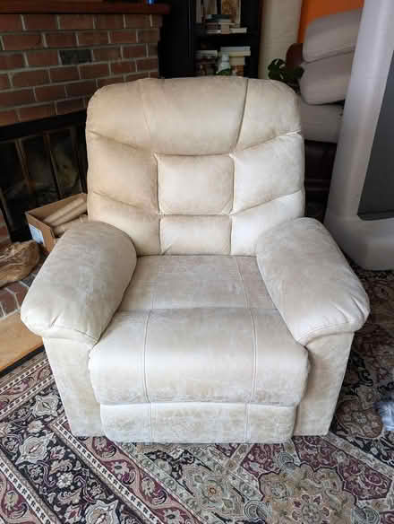 Photo of free Leather recliner (Mill Pond) #1