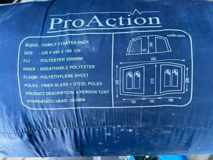 Photo of free ProAction camping tent (Plumstead SE18) #1