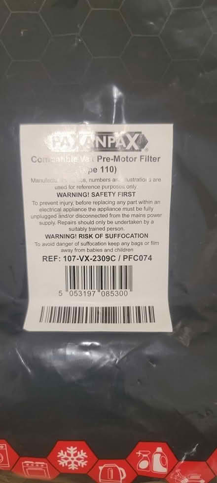 Photo of free Pre-motor Vacuum Cleaner Filter (Isleworth TW7) #3