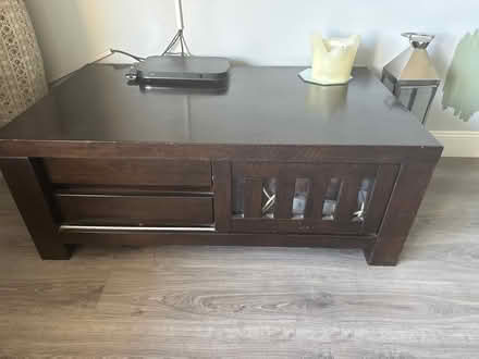 Photo of free Mahogany coffee table (Shanbally) #1