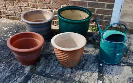 Photo of free Large clay plant pots (Freshford) #1