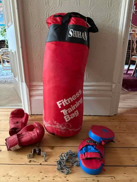 Photo of free Boxing bag , gloves and pads (M21 Chorlton) #1