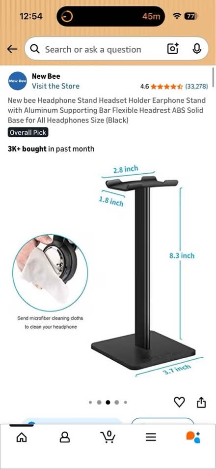 Photo of free Headphone stand (Evanston (Green Bay & Emerson)) #1