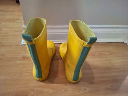 Photo of free Children's yellow size 3 Wellington boots (Surrey Heath GU16) #3
