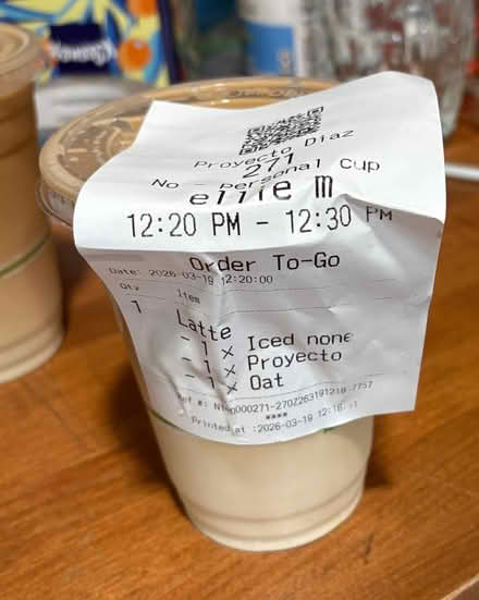 Photo of free Iced coffee (Bernardo & Iowa, Sunnyvale) #1