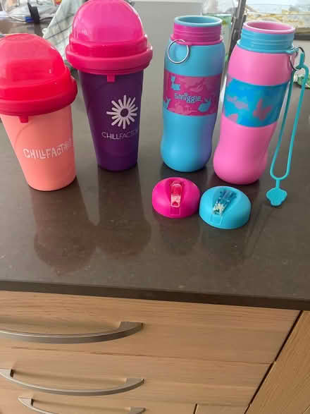 Photo of free Smiggle bottles chill factor cups (Colehill BH21) #1
