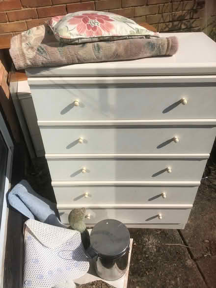 Photo of free 3 chest of drawers, Commode,hand rails (CT6) #1