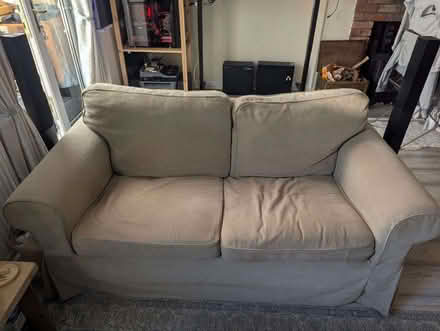 Photo of free Gray Dual Seater Sofa - Good Condition (Yate BS37) #2